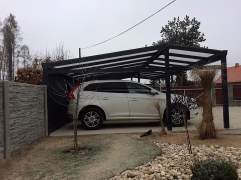 PROFI hliníkový přístřešek na auto, realizace 3