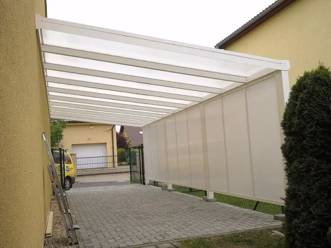 PROFI hliníkový přístřešek na auto, realizace 6