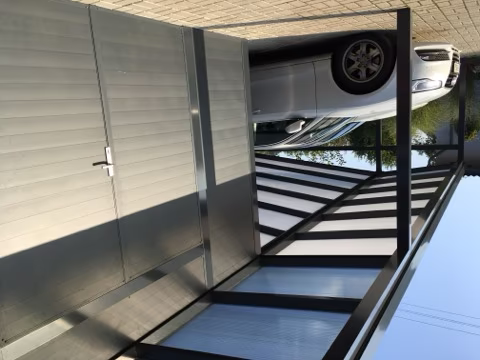 PROFI hliníkový přístřešek na auto, realizace 110