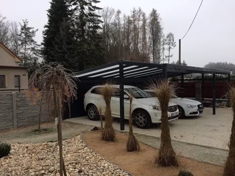 PROFI hliníkový přístřešek na auto, realizace 12