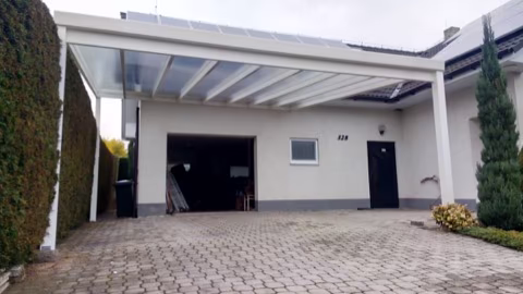 PROFI hliníkový přístřešek na auto, realizace 130