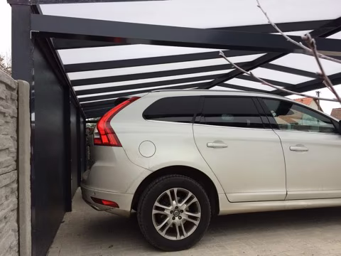 PROFI hliníkový přístřešek na auto, realizace 14
