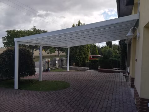 PROFI hliníkový přístřešek na auto, realizace 140