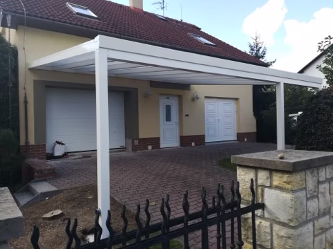 PROFI hliníkový přístřešek na auto, realizace 150