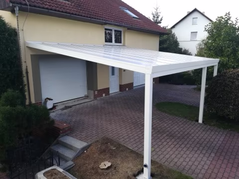 PROFI hliníkový přístřešek na auto, realizace 152