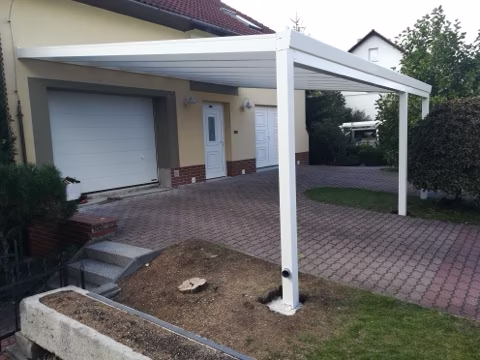 PROFI hliníkový přístřešek na auto, realizace 154