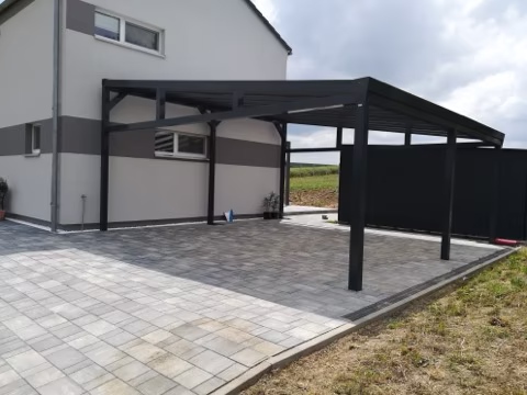 PROFI hliníkový přístřešek na auto, realizace 157