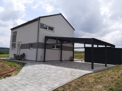 PROFI hliníkový přístřešek na auto, realizace 159