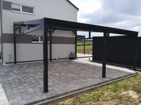 PROFI hliníkový přístřešek na auto, realizace 162