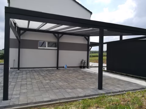 PROFI hliníkový přístřešek na auto, realizace 164