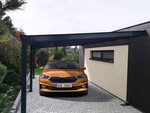PROFI hliníkový přístřešek na auto, realizace 23