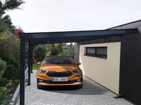 PROFI hliníkový přístřešek na auto, realizace 31