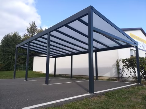 PROFI hliníkový přístřešek na auto, realizace 60
