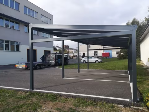 PROFI hliníkový přístřešek na auto, realizace 62