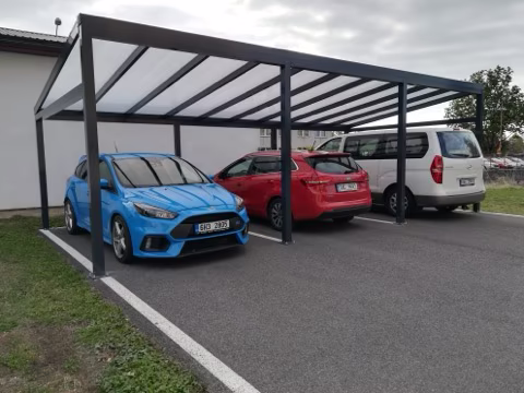 PROFI hliníkový přístřešek na auto, realizace 64