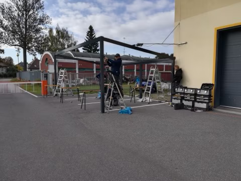 PROFI hliníkový přístřešek na auto, realizace 65