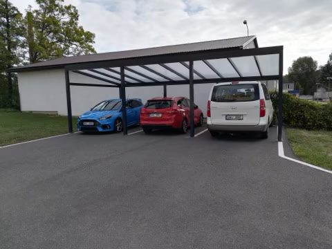 PROFI hliníkový přístřešek na auto, realizace 66