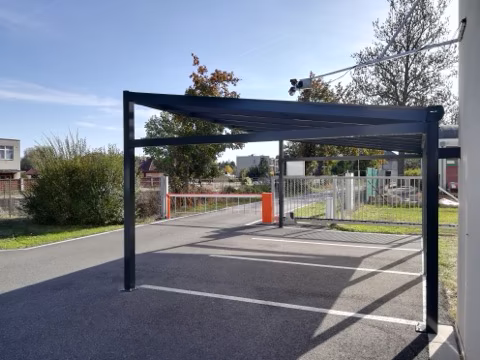 PROFI hliníkový přístřešek na auto, realizace 70