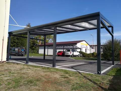 PROFI hliníkový přístřešek na auto, realizace 75