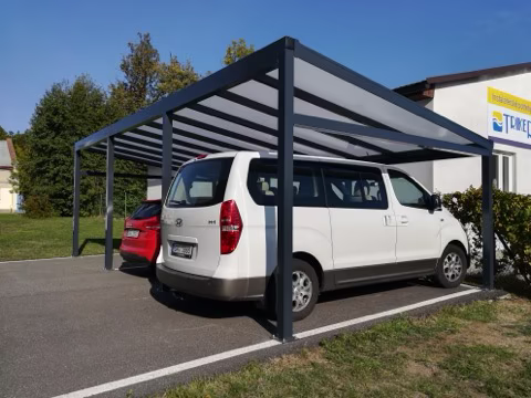 PROFI hliníkový přístřešek na auto, realizace 79