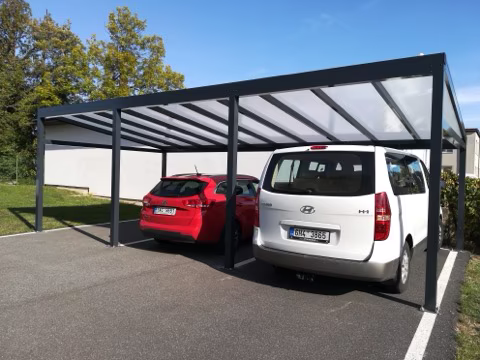 PROFI hliníkový přístřešek na auto, realizace 82