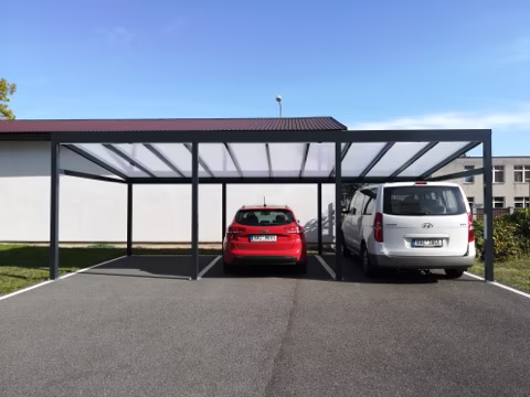 PROFI hliníkový přístřešek na auto, realizace 83