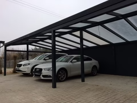 PROFI hliníkový přístřešek na auto, realizace 90