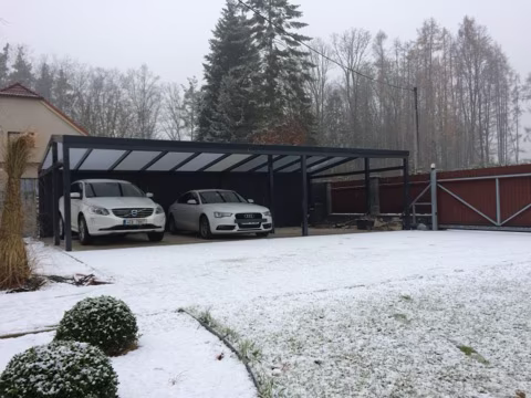 PROFI hliníkový přístřešek na auto, realizace 97