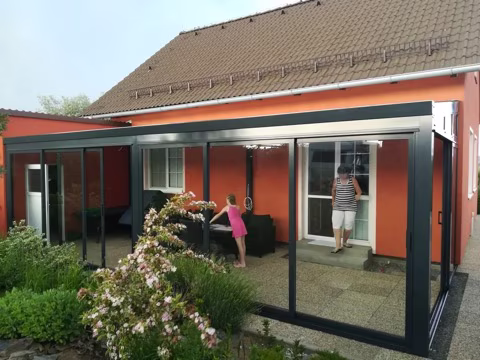 Hliníková zimní zahrada, realizace 80