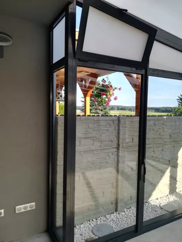 Hliníková zimní zahrada, realizace 87