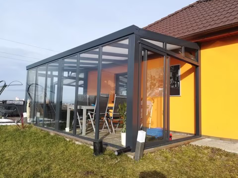 Hliníková zimní zahrada, realizace 89