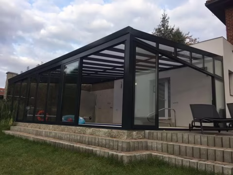 Hliníková zimní zahrada, realizace 95