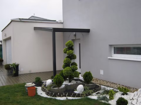 Hliníkový přístřešek nad dveře, realizace 5