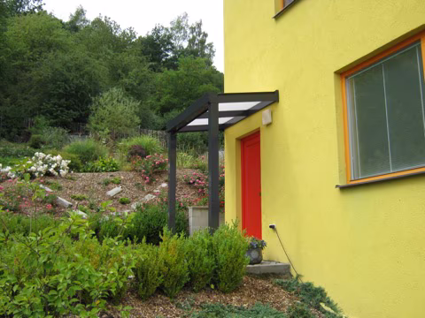 Hliníkový přístřešek nad dveře, realizace 19