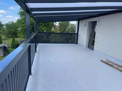 Hliníkový plot Lamela 60, realizace 28