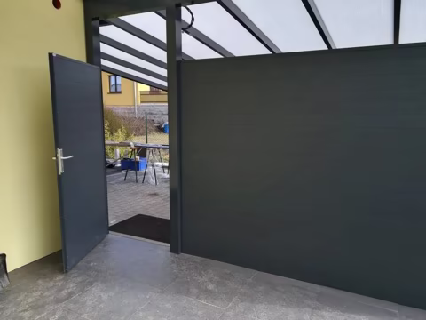 Plná plotová zástěna, realizace 13