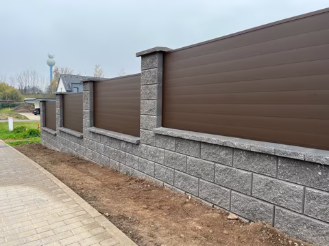 Hliníkový plot, realizace 101