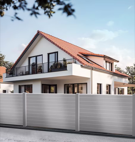 Hliníkový plot, realizace 122