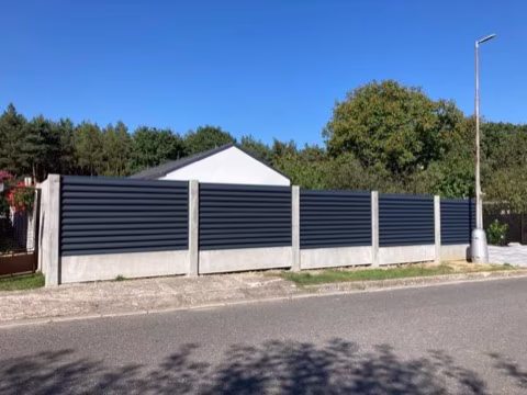 Hliníkový plot, realizace 159