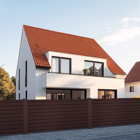 Hliníkový plot, realizace 171