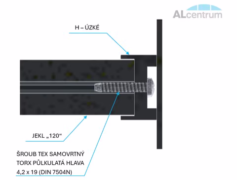 Hliníkový plot, realizace 23