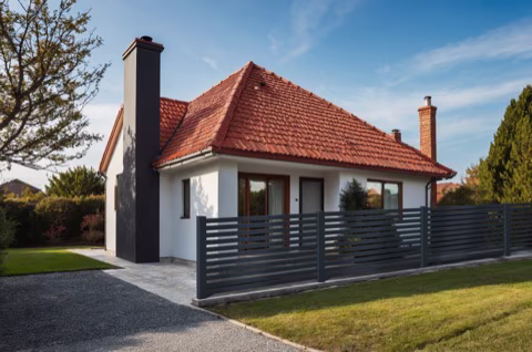 Hliníkový plot, realizace 55