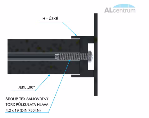 Hliníkový plot, realizace 62