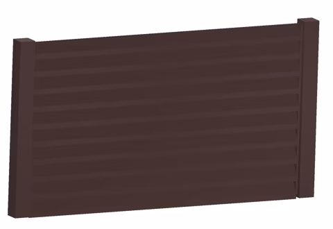 Hliníkový plot, realizace 86