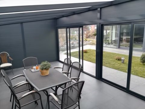 Hliníkový zahradní altánek, realizace 166