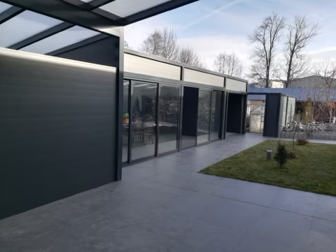 Hliníkový zahradní altánek, realizace 182