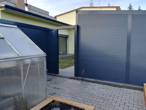 Hliníkový zahradní altánek, realizace 201