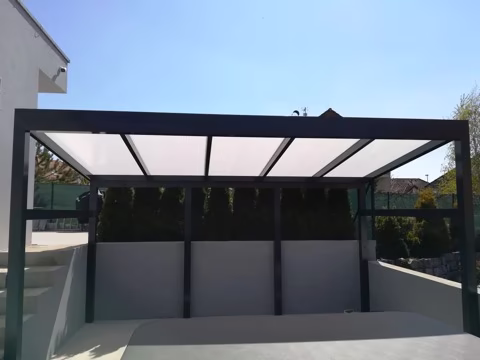 Hliníkový zahradní altánek, realizace 45