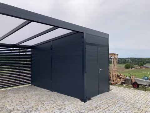 Hliníkový zahradní altánek, realizace 86