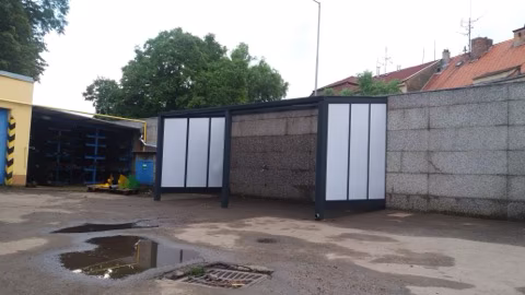 Hliníkový přístřešek nad dveře od ALcentrum, realizace 56